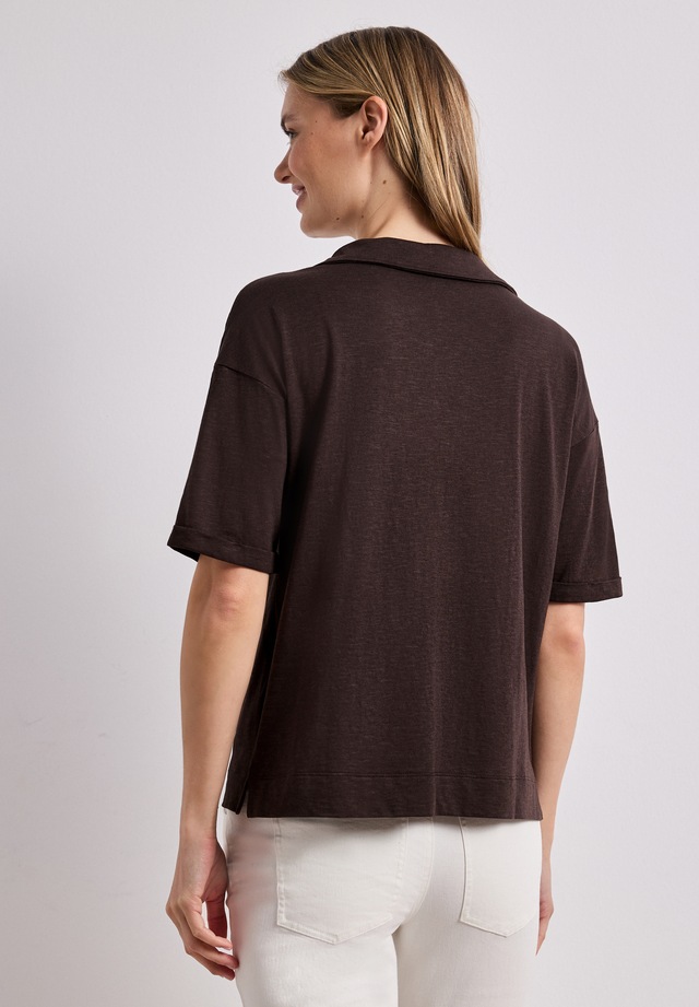 STREET ONE Poloshirt im soften Baumwoll-Mix