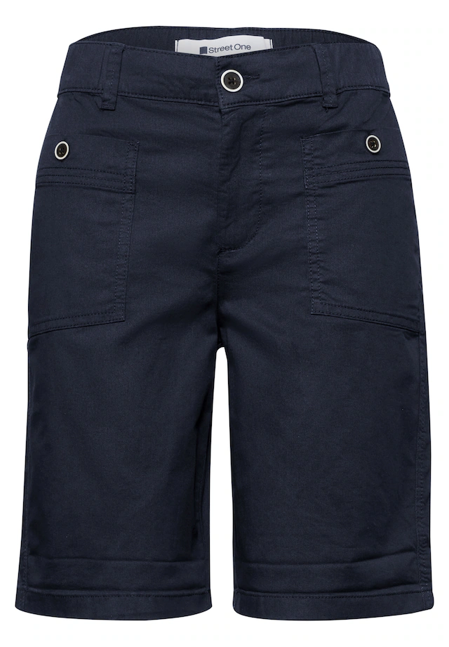 STREET ONE Bermudas »Style Yulius« Sommershorts mit Turn-Up