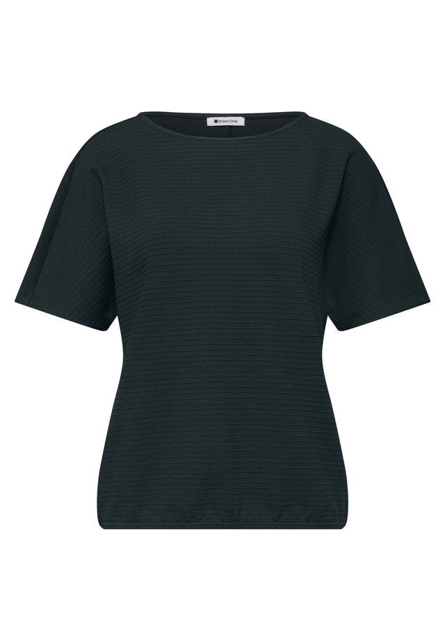 STREET ONE T-Shirt mit U-Boot-Ausschnitt