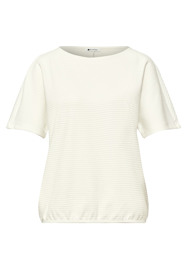 STREET ONE T-Shirt mit U-Boot-Ausschnitt