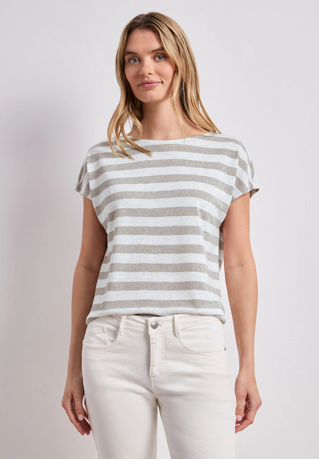 STREET ONE T-Shirt mit Glitzer-Details