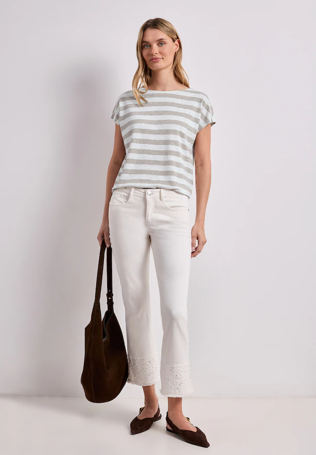 STREET ONE T-Shirt mit Glitzer-Details