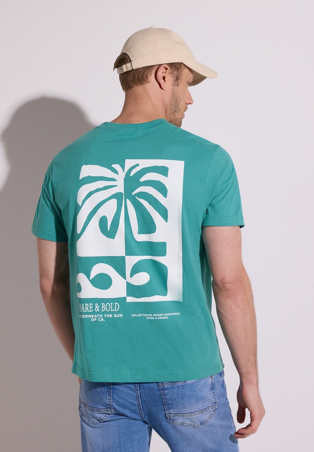 STREET ONE MEN T-Shirt mit Rundhalsausschnitt