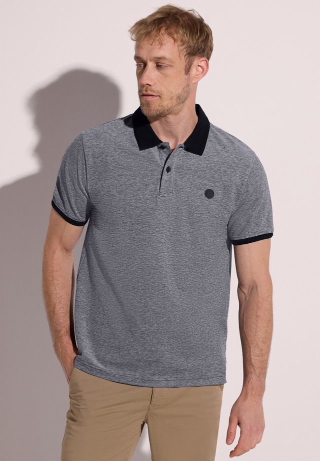 STREET ONE MEN Poloshirt mit Farbakzenten