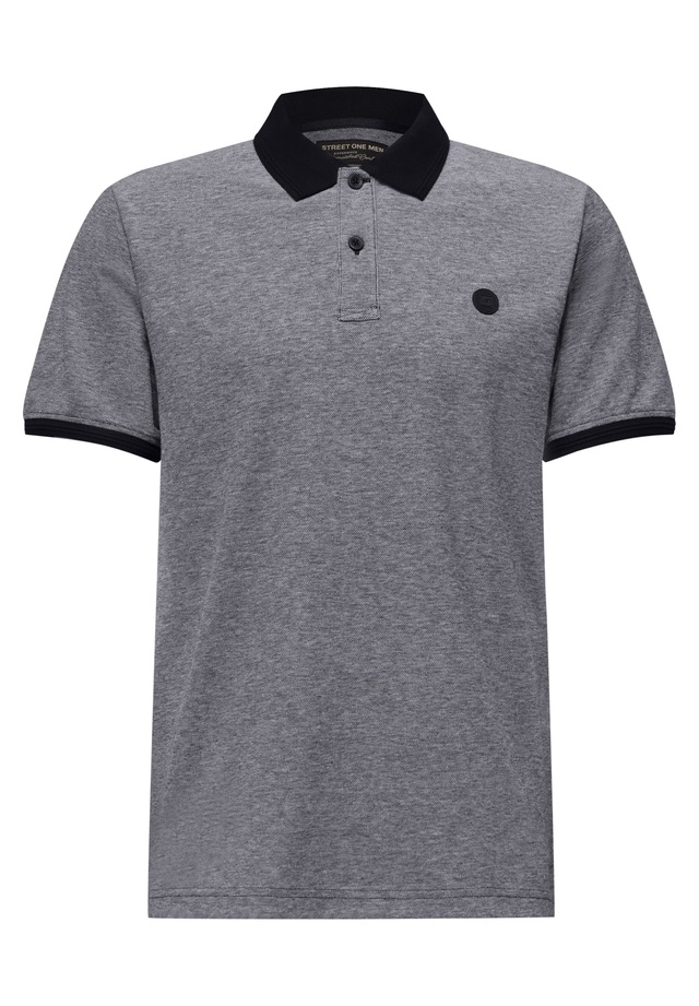 STREET ONE MEN Poloshirt mit Farbakzenten