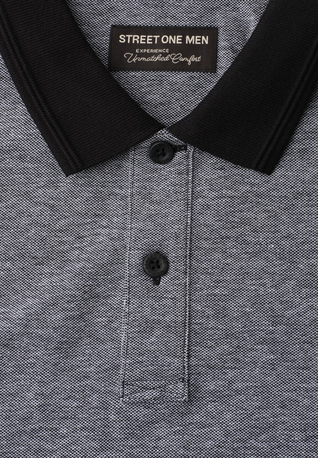 STREET ONE MEN Poloshirt mit Farbakzenten