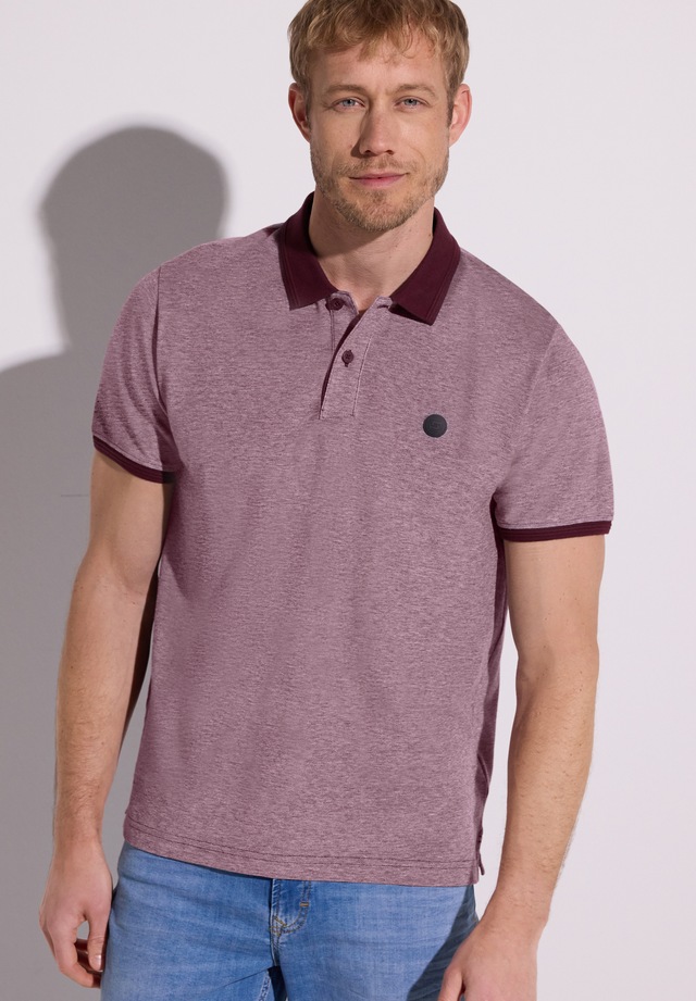 STREET ONE MEN Poloshirt mit Farbakzenten