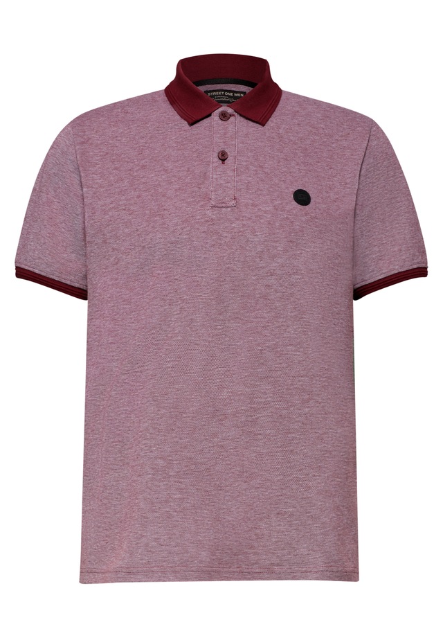 STREET ONE MEN Poloshirt mit Farbakzenten