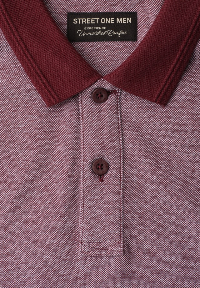 STREET ONE MEN Poloshirt mit Farbakzenten