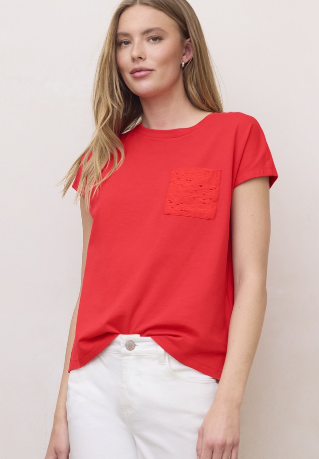 STREET ONE STUDIO T-Shirt mit Brusttasche