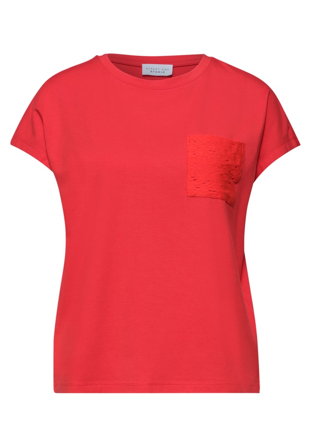STREET ONE STUDIO T-Shirt mit Brusttasche