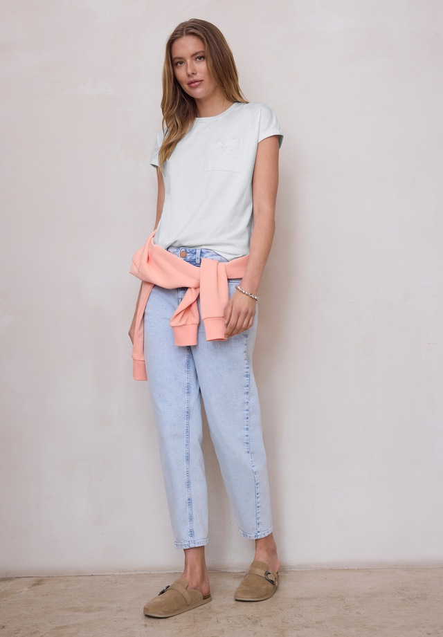 STREET ONE STUDIO T-Shirt mit Brusttasche