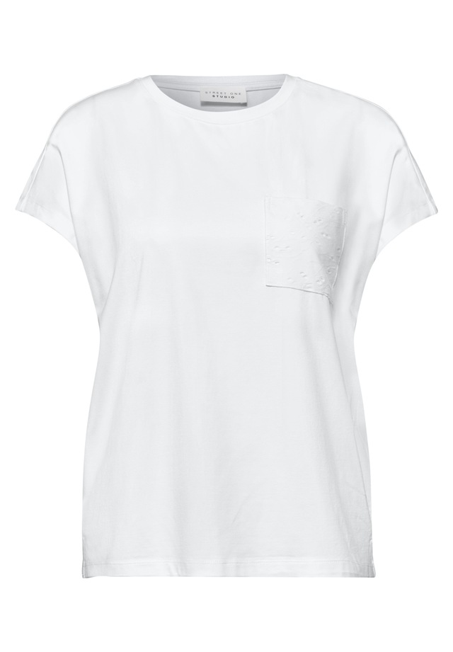 STREET ONE STUDIO T-Shirt mit Brusttasche