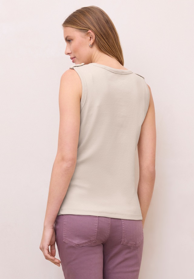 STREET ONE STUDIO Ripptanktop mit Rundhalsausschnitt