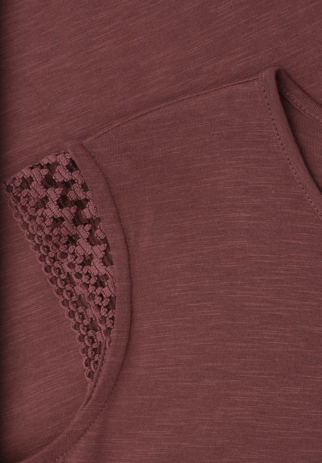 STREET ONE STUDIO Rundhalsshirt mit Häkel-Deko