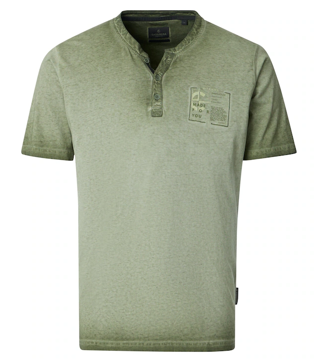 CASAMODA Henleyshirt »CASAMODA Henley Print« CASAMODA Henleyshirt »CASAMODA Henley Print«