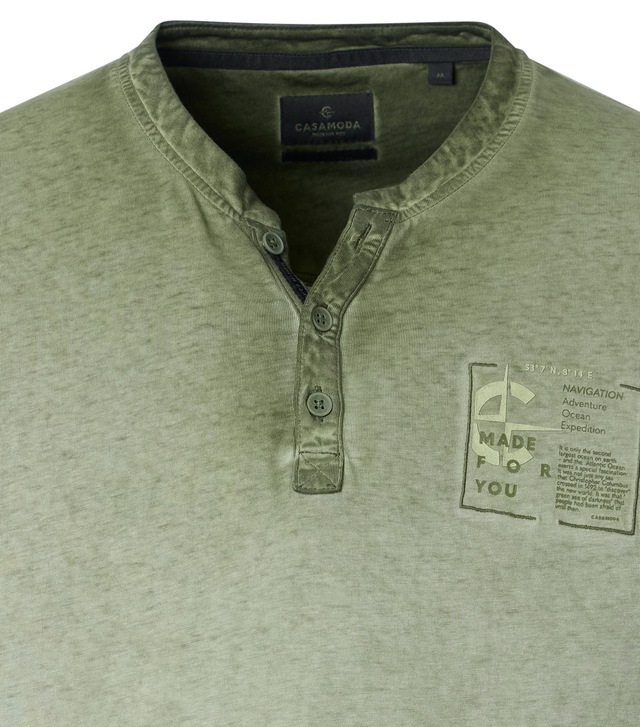 CASAMODA Henleyshirt »CASAMODA Henley Print«