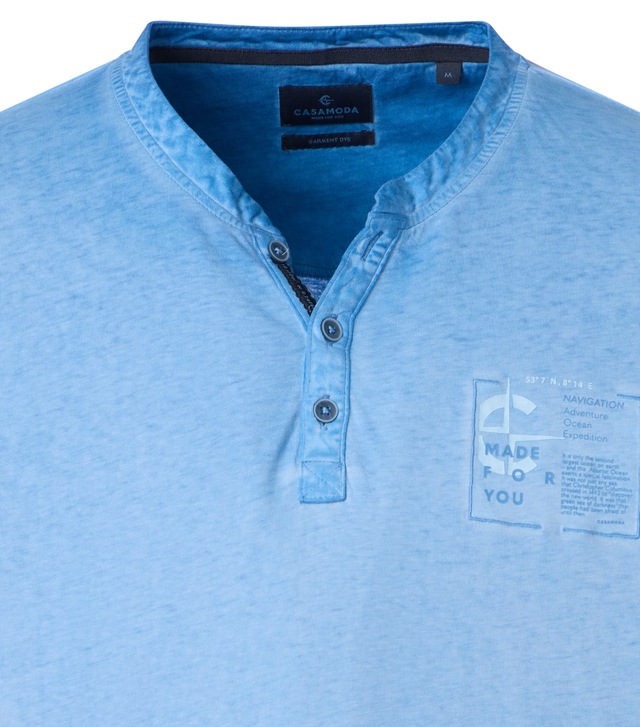 CASAMODA Henleyshirt »CASAMODA Henley Print«