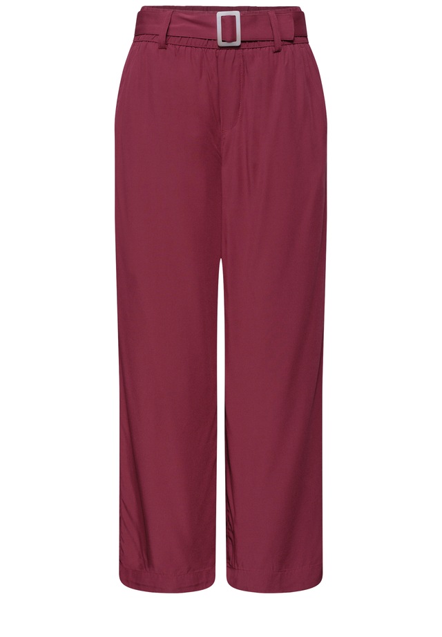 STREET ONE Stoffhose mit Gürtel