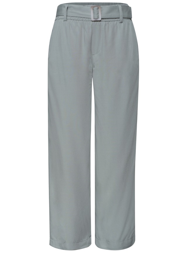STREET ONE Stoffhose mit Gürtel