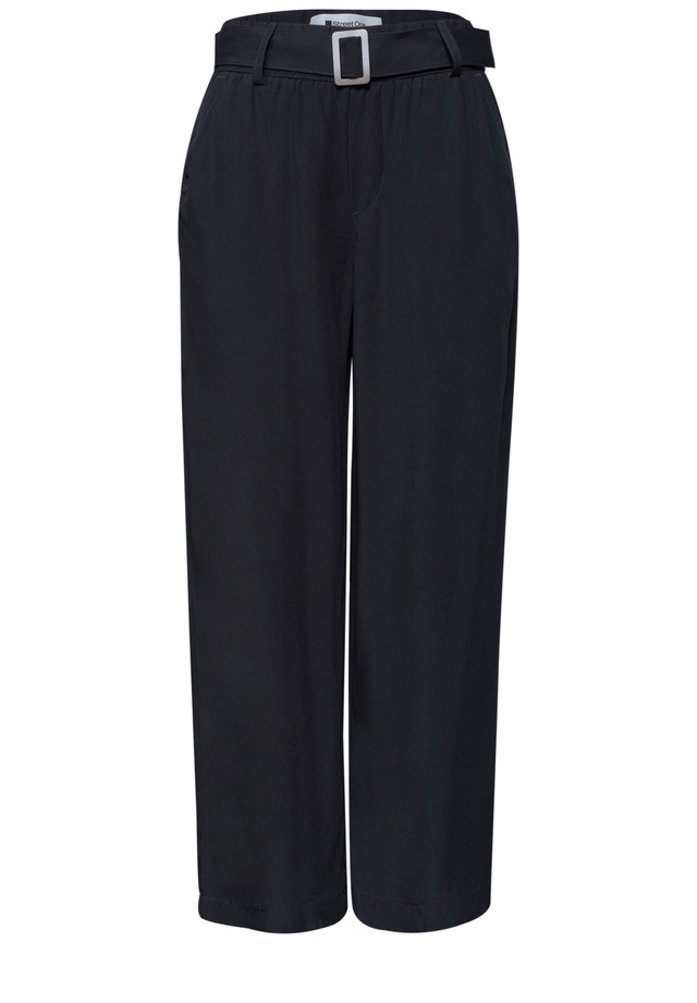 STREET ONE Stoffhose mit Gürtel