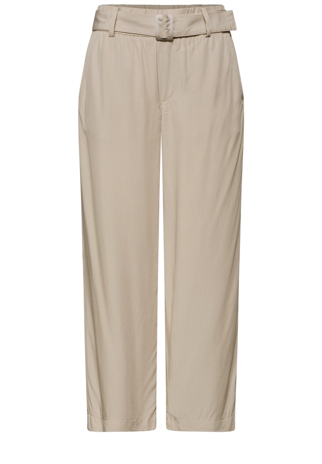 STREET ONE Stoffhose mit Gürtel
