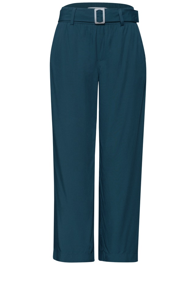 STREET ONE Stoffhose mit Gürtel