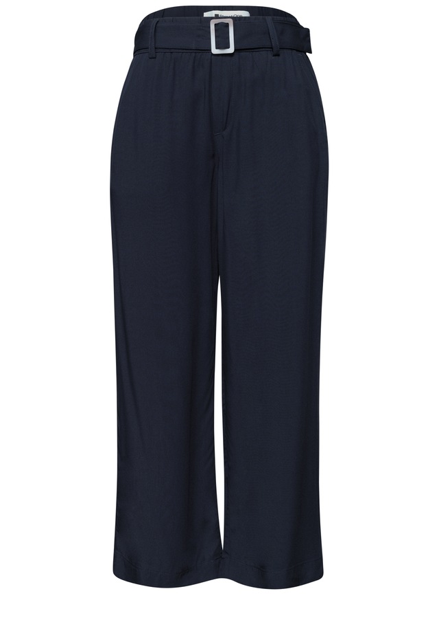 STREET ONE Stoffhose mit Gürtel