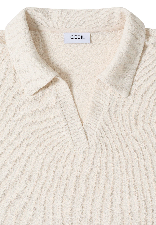 Cecil Poloshirt in Unifarbe