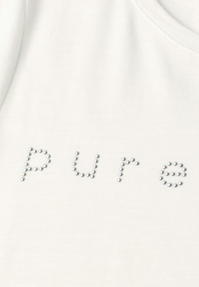 STREET ONE Kurzarmshirt Sommershirt mit Rundhals und Schmucksteinen