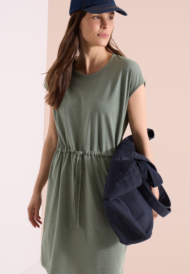 Cecil Jerseykleid Ohne Taschen mit Rundhalsausschnitt
