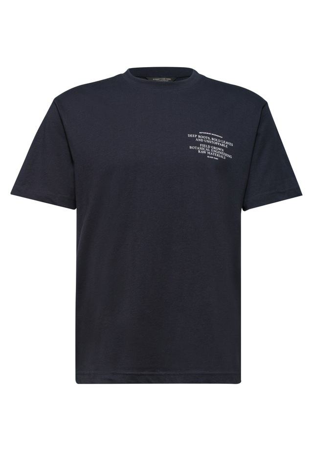 STREET ONE MEN T-Shirt aus reiner Baumwolle