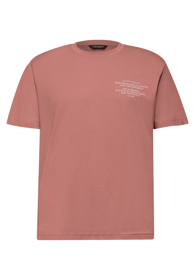 STREET ONE MEN T-Shirt aus reiner Baumwolle