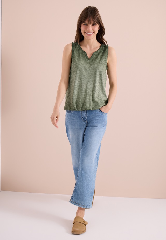 Cecil Shirttop aus reiner Baumwolle