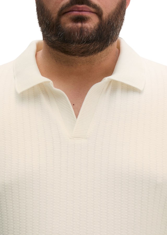 Marc O'Polo Poloshirt »aus schwerem Ripp-Jersey«