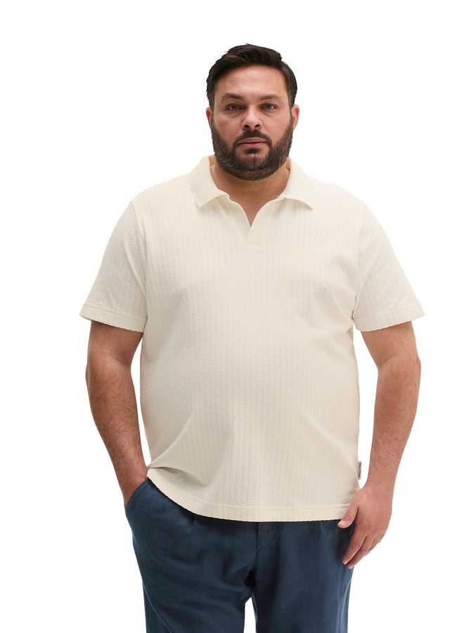 Marc O'Polo Poloshirt »aus schwerem Ripp-Jersey«