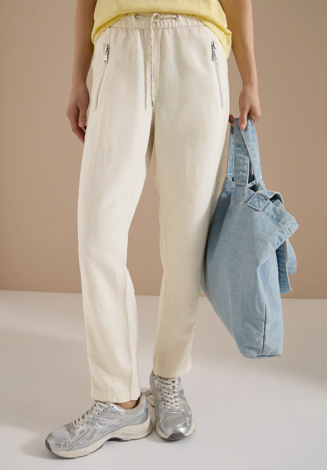 Cecil Stoffhose »Style Chelsea« Sommerhose aus Leinenmix