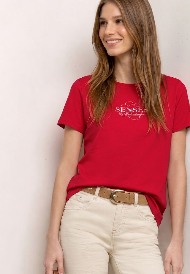 STREET ONE T-Shirt aus reiner Baumwolle