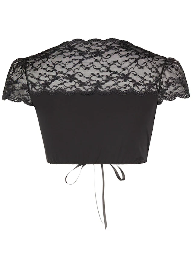 Nina Von C. Dirndlbluse »Dirndlbluse mit Herzausschnitt Tracht«