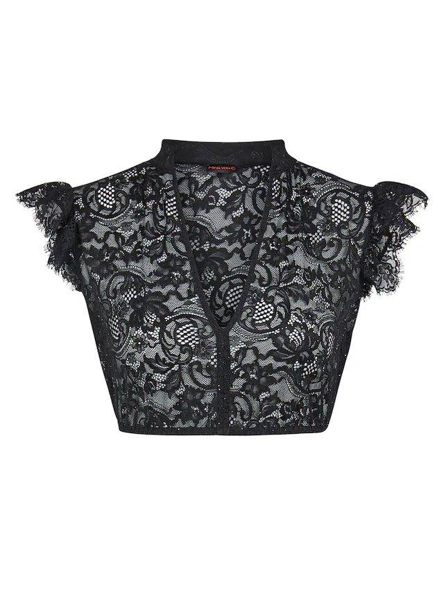 Nina Von C. Dirndlbluse »Dirndl-Bluse Flügelärmel Romy«