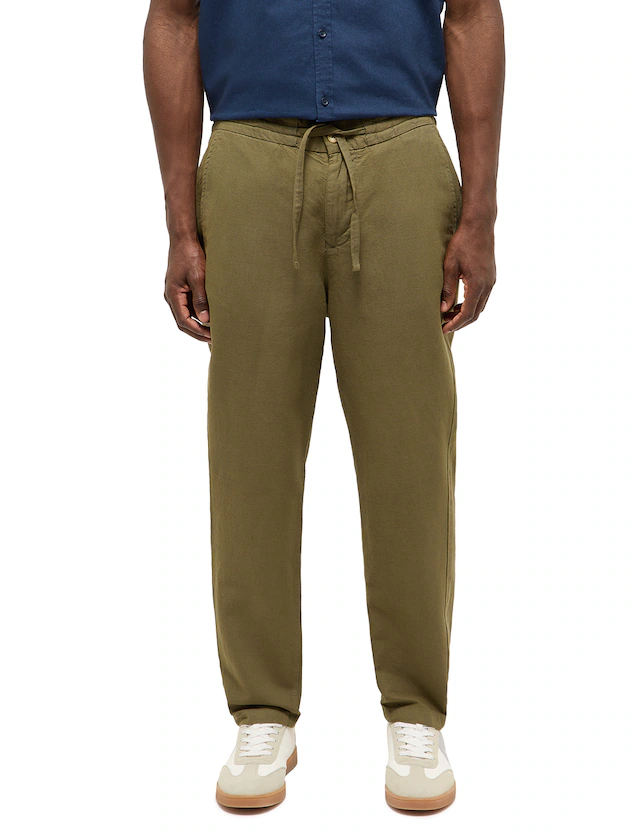 MUSTANG 5-Pocket-Hose »Herren Style Milano Linen Jogger«