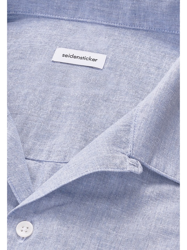 seidensticker Kurzarmhemd Regular 1/2 Reverskragen Uni