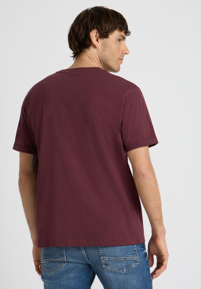 STREET ONE MEN Langarmshirt aus reiner Baumwolle