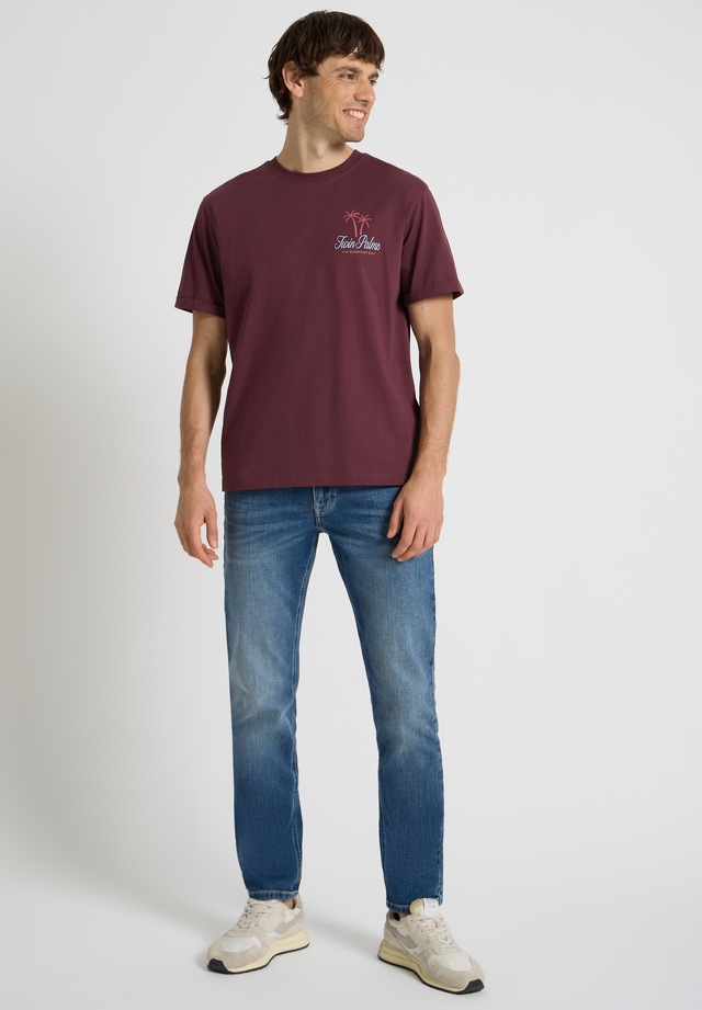 STREET ONE MEN Langarmshirt aus reiner Baumwolle