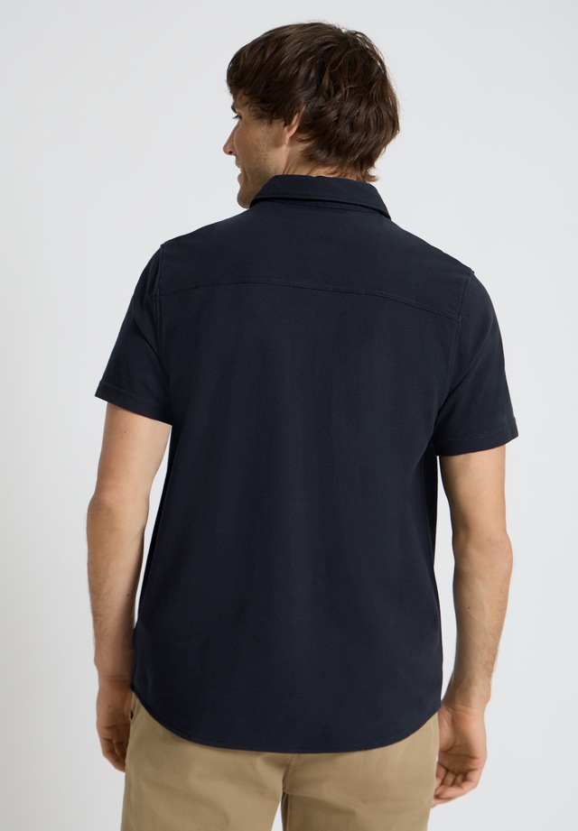 STREET ONE MEN Kurzarmhemd aus reiner Baumwolle