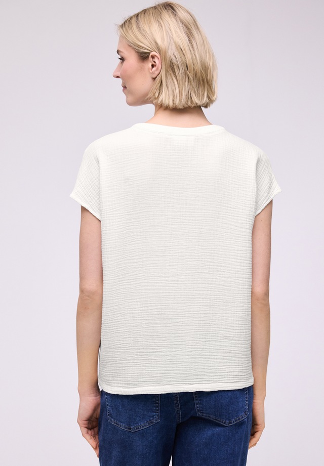 STREET ONE Blusenshirt aus reiner Baumwolle