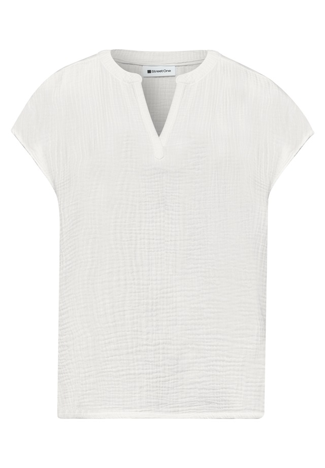 STREET ONE Blusenshirt aus reiner Baumwolle