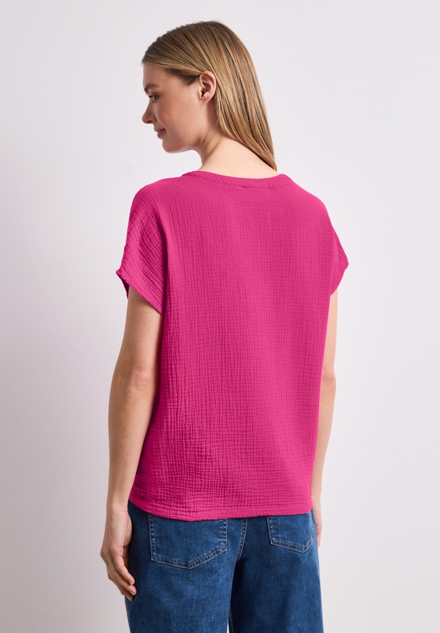 STREET ONE Blusenshirt aus reiner Baumwolle