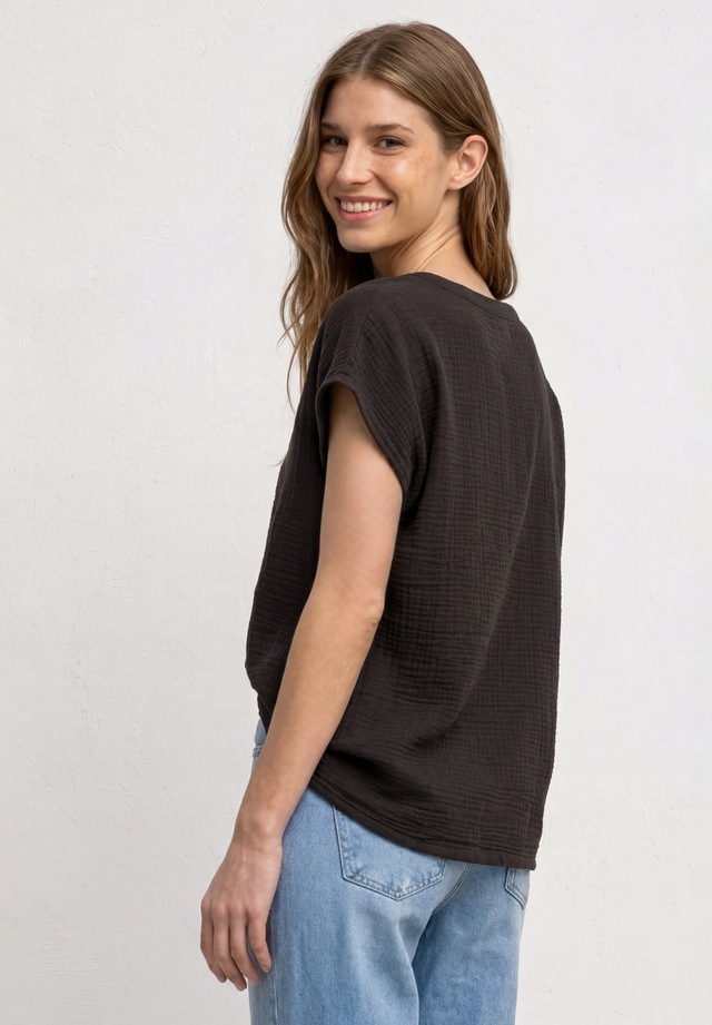 STREET ONE Blusenshirt aus reiner Baumwolle