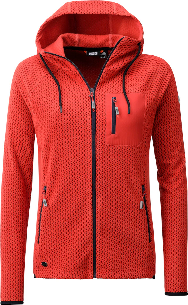 LPO Fleecejacke »Weya« mit Kapuze auch in Großen Größen